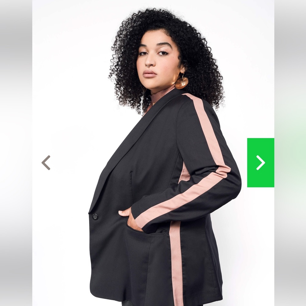 THE EMPOWER COLORBLOCK TUX BLAZER